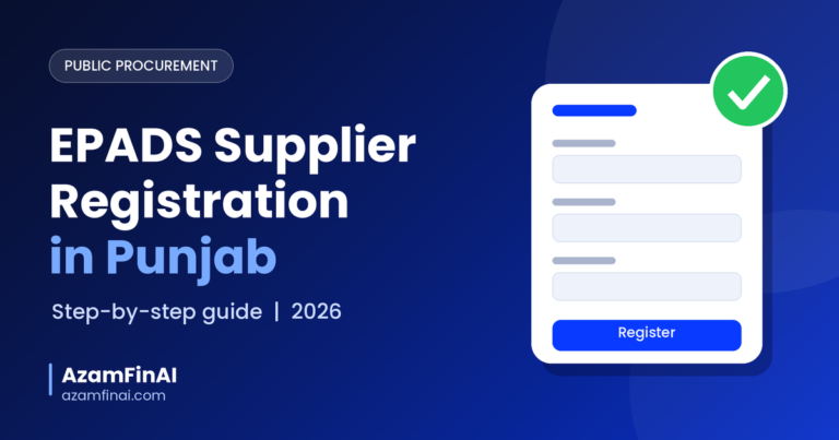 EPADS supplier registration in Punjab step-by-step guide